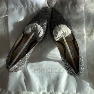 Jimmy Choo pumps in silver